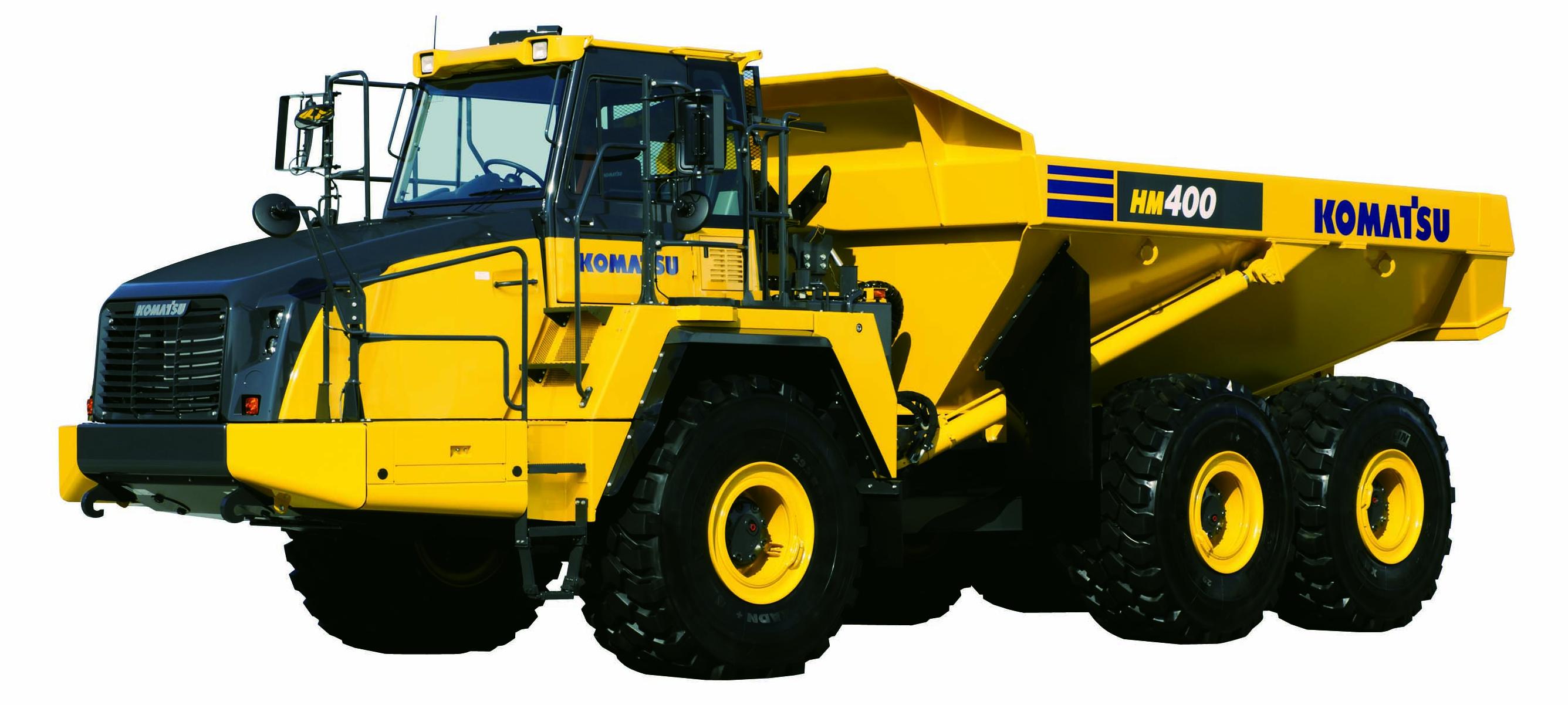 Шарнирно-сочлененный самосвал Komatsu hm400