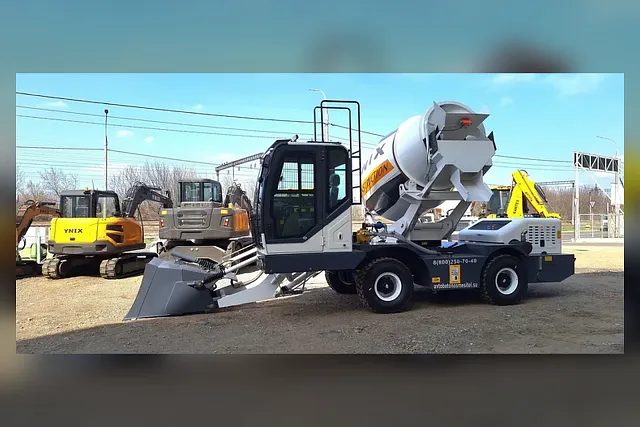 Бетоносмеситель с самозагрузкой Ynix QGMC3000
