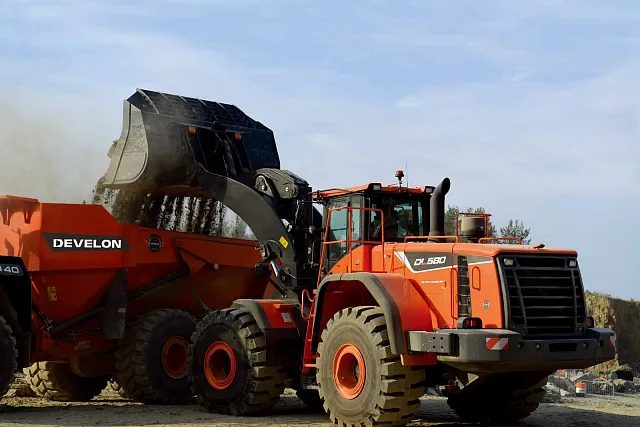 Фронтальный погрузчик DEVELON DL580-5