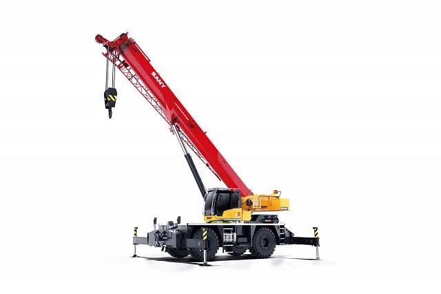 Короткобазовый кран Palfinger Sany SRC600T