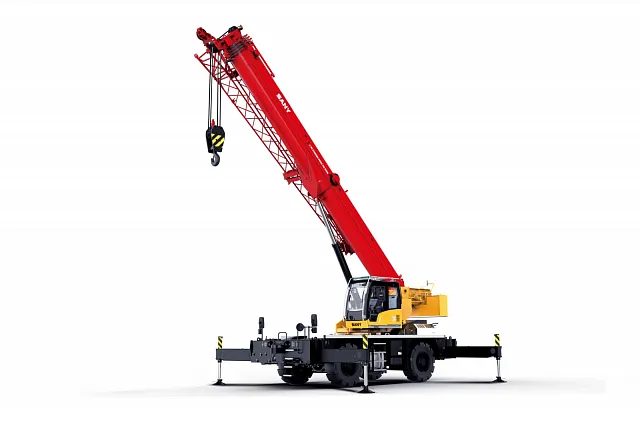 Короткобазовый кран Palfinger Sany SRC500T