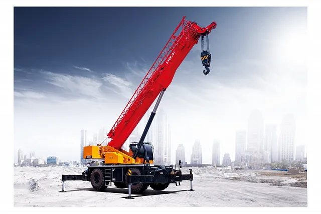 Короткобазовый кран Palfinger Sany SRC800T