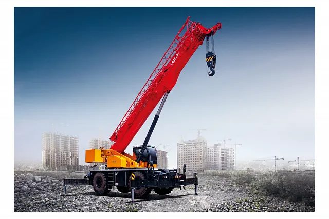 Короткобазовый кран Palfinger Sany SRC900T